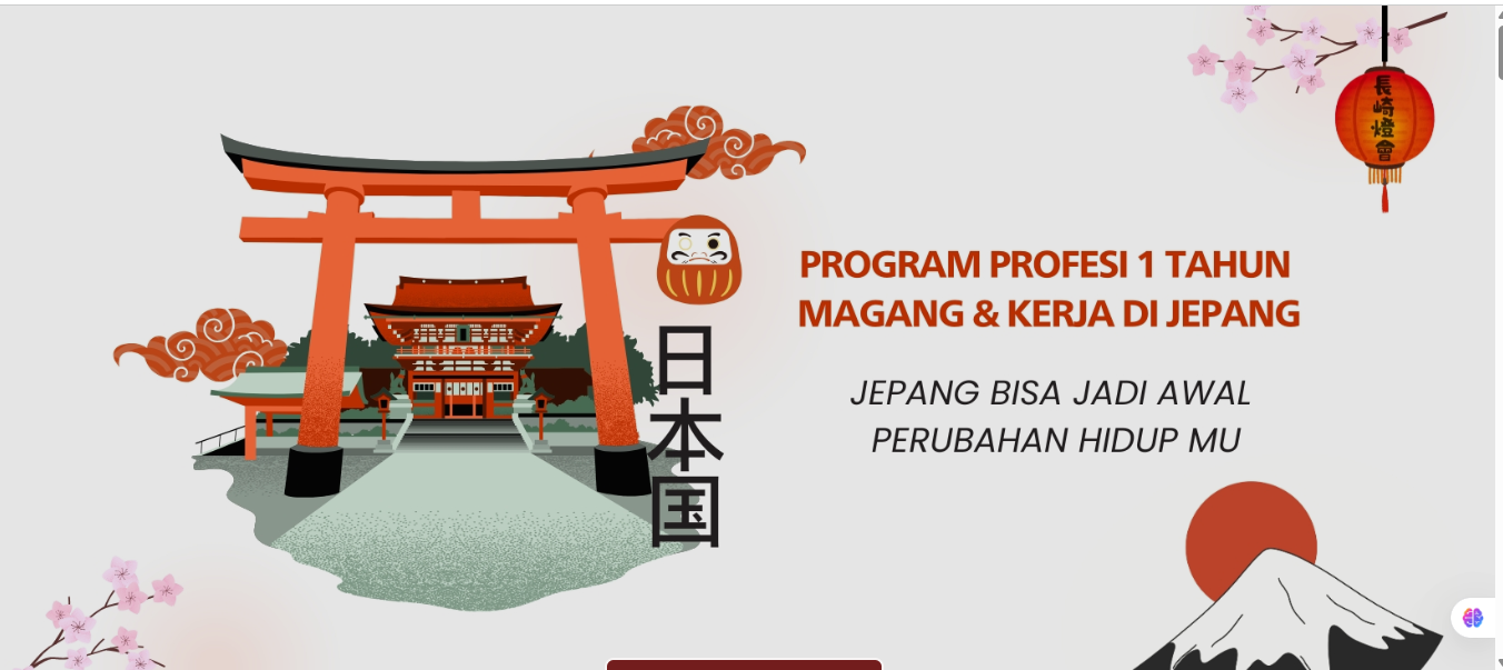 Proses development website aretanet.com